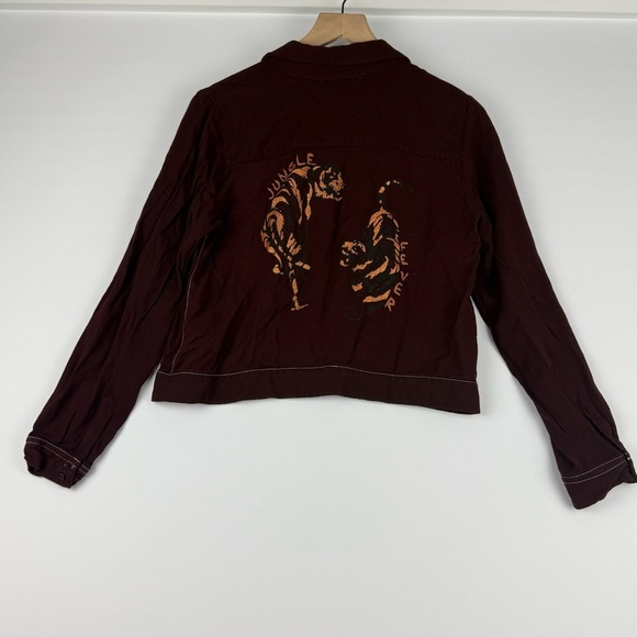 Pull & Bear “Jungle Fever” Button-Up Shirt – Women’s Medium - Picture 2 of 5